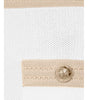 Balmain White Viscose Women Dress with Faux Gold Buttons