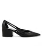 Prada Black Leather Cut-Out Pumps 55