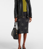 Prada Black Leather Cut-Out Pumps 55