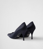 Prada Blue Satin Pumps