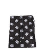 Dolce & Gabbana Black Nylon Logo Print Beachwear Brief Swimwear