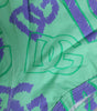 Boxer Dolce &amp; Gabbana en coton vert avec logo DG imprimé