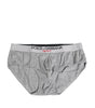 Dolce & Gabbana Gray Cotton Stretch Regular Men Brief Underwear