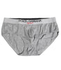 Dolce & Gabbana Gray Cotton Stretch Regular Men Brief Underwear