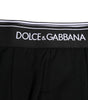 Boxer classique en coton stretch noir Dolce & Gabbana