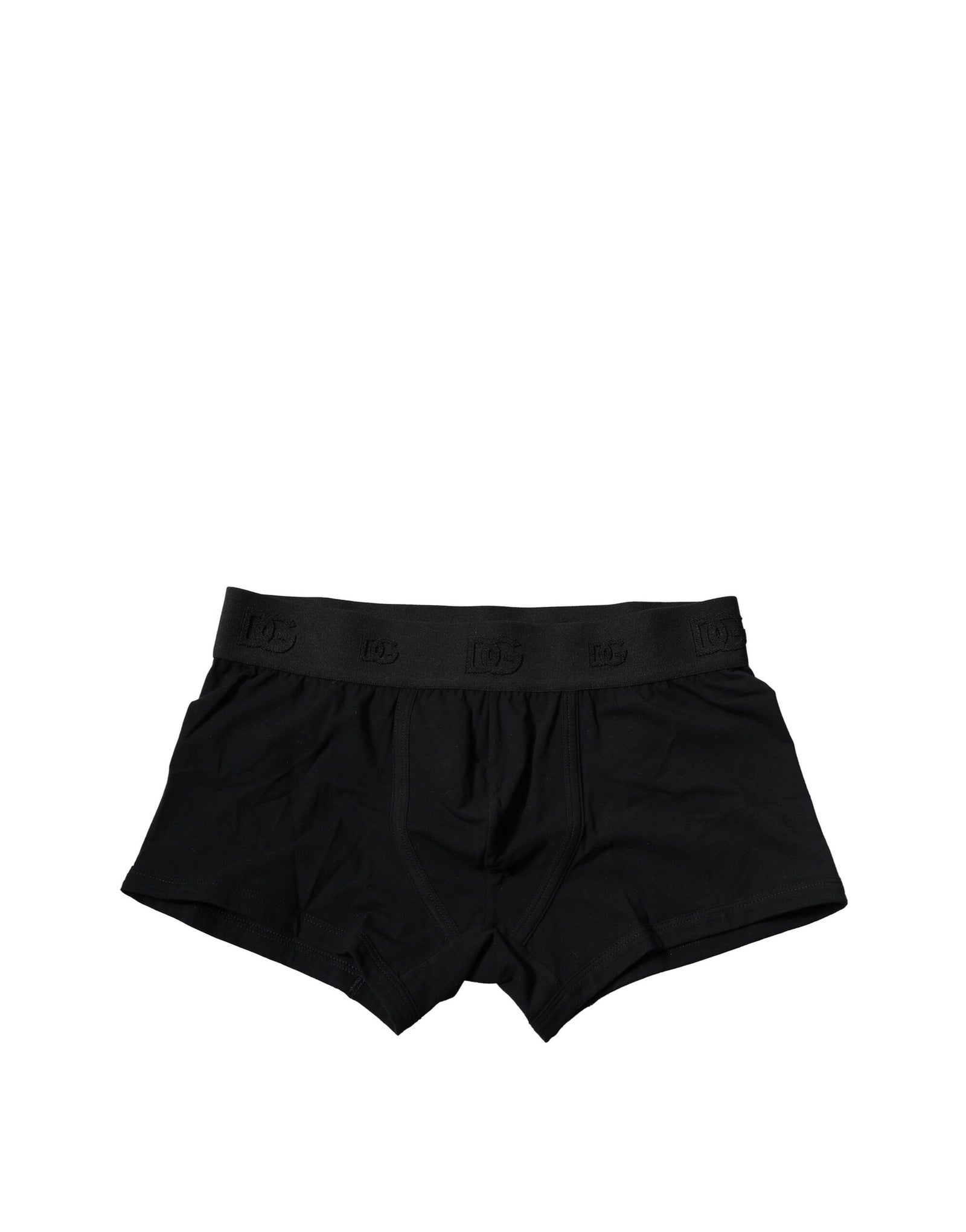 Boxer classique en coton stretch noir Dolce &amp; Gabbana