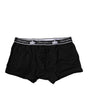 Dolce & Gabbana Black Cotton Stretch Regular Boxer Underwear