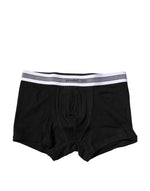 Boxer classique en coton stretch noir Dolce & Gabbana