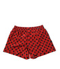 Boxer Dolce & Gabbana en soie rouge à pois