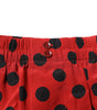 Boxer Dolce & Gabbana en soie rouge à pois