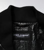 Dolce & Gabbana Black Logo Plaque Bomber Full Zipper Jacket