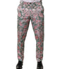 Dolce & Gabbana Multicolor Floral Jacquard Pants