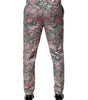 Dolce & Gabbana Multicolor Floral Jacquard Pants