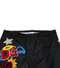 Dolce &amp; Gabbana Black Graphic Embroidery Men Pants