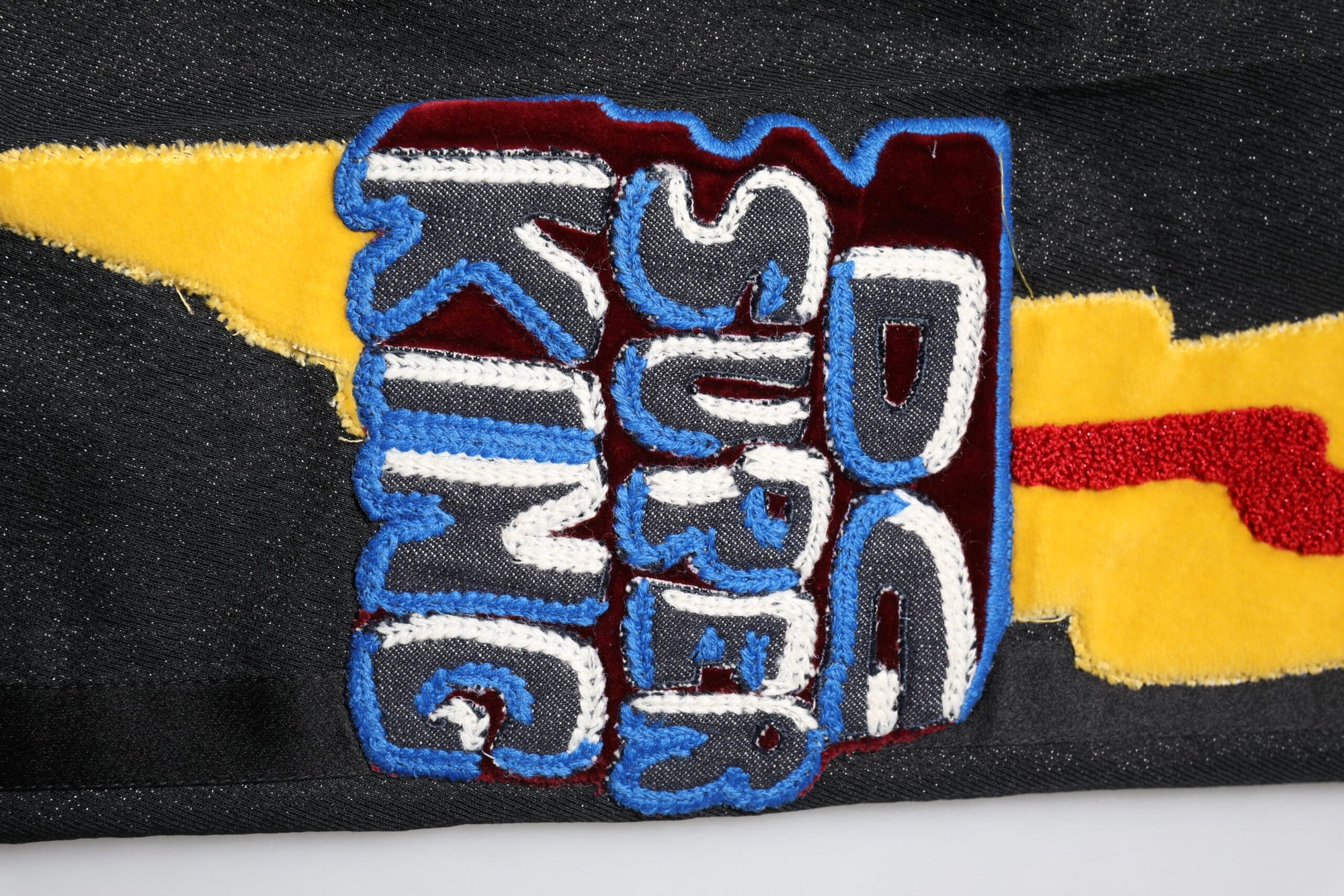 Dolce &amp; Gabbana Black Graphic Embroidery Men Pants