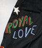 Dolce &amp; Gabbana Black Graphic Embroidery Men Pants