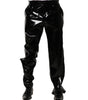 Dolce &amp; Gabbana Black Nylon Straight Men Pants