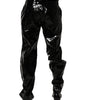 Dolce &amp; Gabbana Black Nylon Straight Men Pants