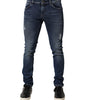 Dolce & Gabbana Blue Washed Skinny Cotton Denim Jeans