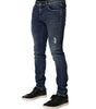 Dolce & Gabbana Blue Washed Skinny Cotton Denim Jeans