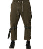 Dolce & Gabbana Brown Cotton Cargo Drawstring Pants