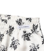 Dolce & Gabbana White Floral Silk Casual Lounge Pants