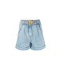 Short en coton bleu Balmain