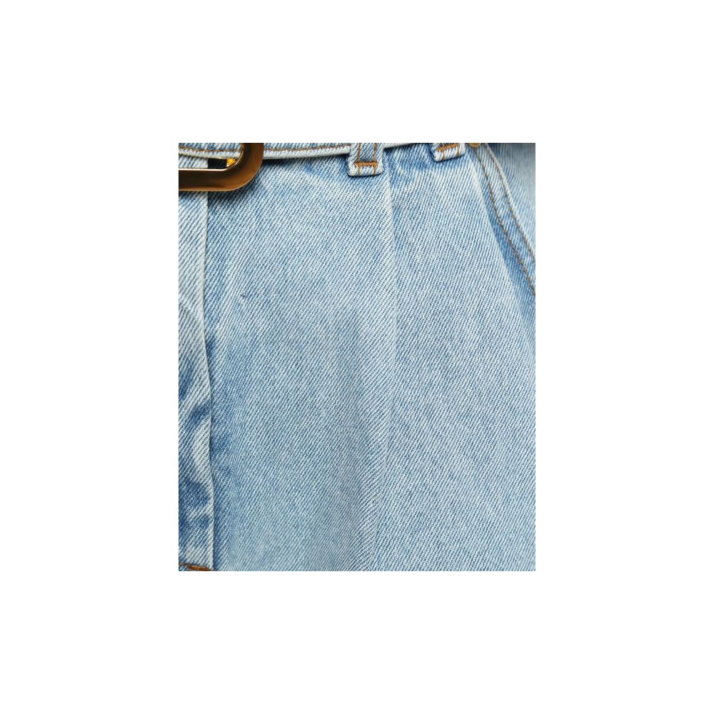 Short en coton bleu Balmain