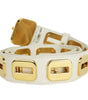 Ceinture Dolce & Gabbana en cuir de veau blanc pour femme