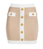 Balmain Beige Viscose Skirt