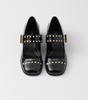 Prada Black Patent leather Mary Jane pumps