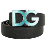 Dolce &amp; Gabbana Black Calfskin Women Belt