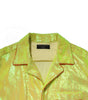 Dolce & Gabbana Yellow Sequin Polyester Lounge Casual Shirt