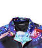 Dolce & Gabbana Multicolor Printed Silk Lounge Casual Shirt