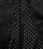 Dolce & Gabbana Black Polka Dot Linen Silk Men Casual Shirt