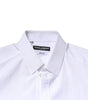 Dolce & Gabbana White GOLD Crown Cotton Dress Formal Shirt