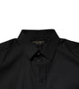 Chemise habillée en coton noir SARTORIA Dolce &amp; Gabbana pour homme