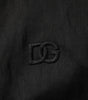 Chemise décontractée à manches longues en lin noir Dolce & Gabbana pour homme