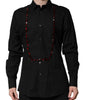 Chemise habillée noire et dorée Dolce &amp; Gabbana pour homme