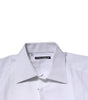 Chemise habillée en coton Dolce &amp; Gabbana White GOLD Crown