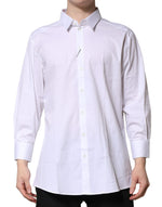 Chemise habillée à manches longues Dolce &amp; Gabbana White GOLD