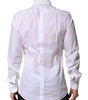 Chemise habillée à manches longues Dolce &amp; Gabbana White GOLD