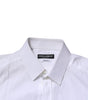 Chemise habillée à manches longues Dolce &amp; Gabbana White GOLD