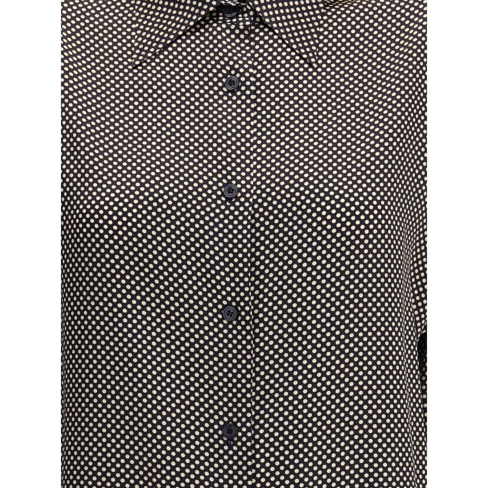Chemise à pois en soie Tom Ford