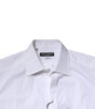 Chemise habillée à manches longues en coton blanc Dolce &amp; Gabbana