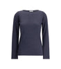 Brunello Cucinelli Long-sleeved lurex Top