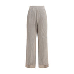 Pantalon côtelé en lurex Brunello Cucinelli