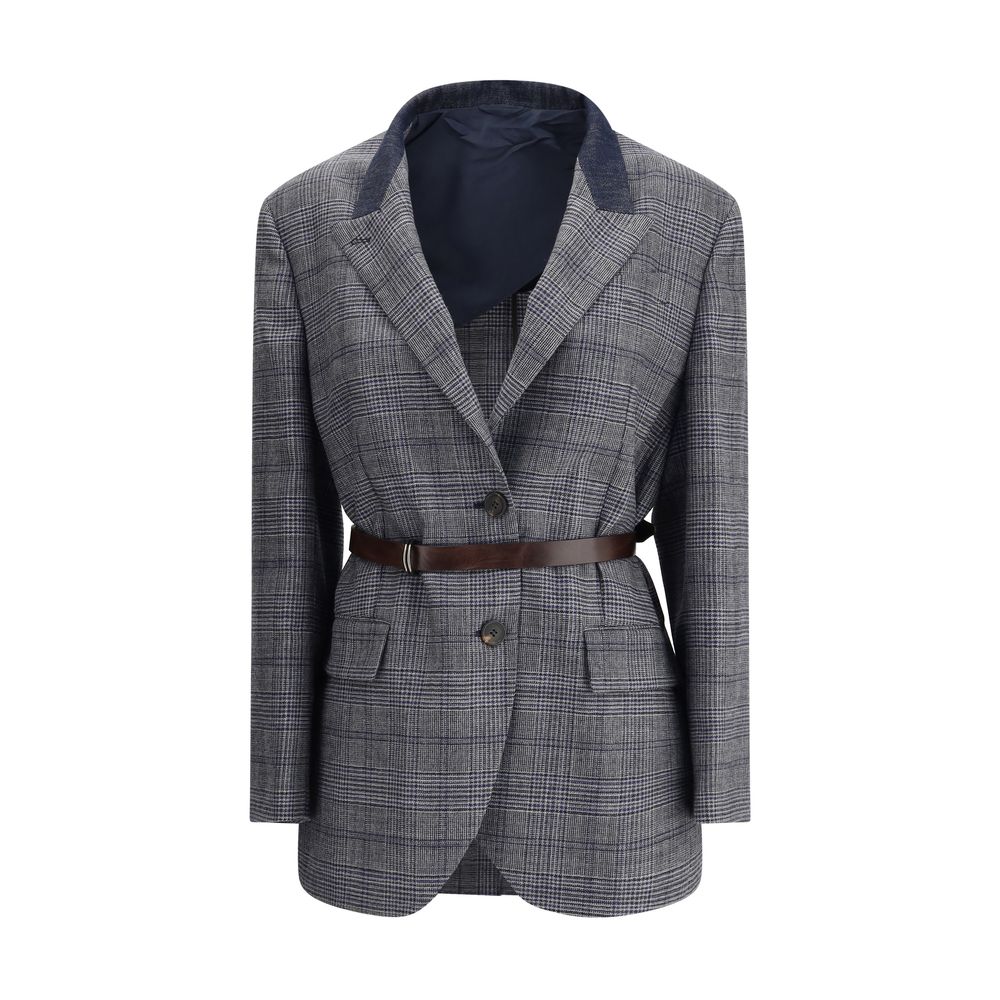 Blazer Brunello Cucinelli motif Prince de Galles