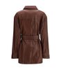 Brunello Cucinelli Saharan leather Jacket