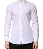 Chemise habillée à manches longues Dolce &amp; Gabbana MARTINI blanche